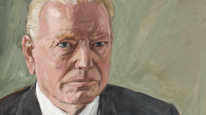 Portread o Philip Yorke III (1905-1978) gan Jacqueline D. Geldart.